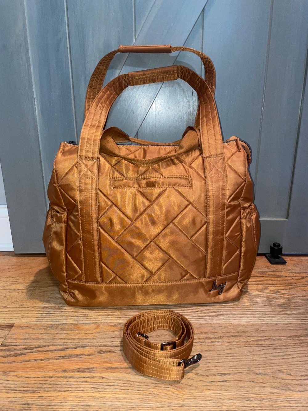 Lug Baby Yacht Zip Top Tote Cappuccino